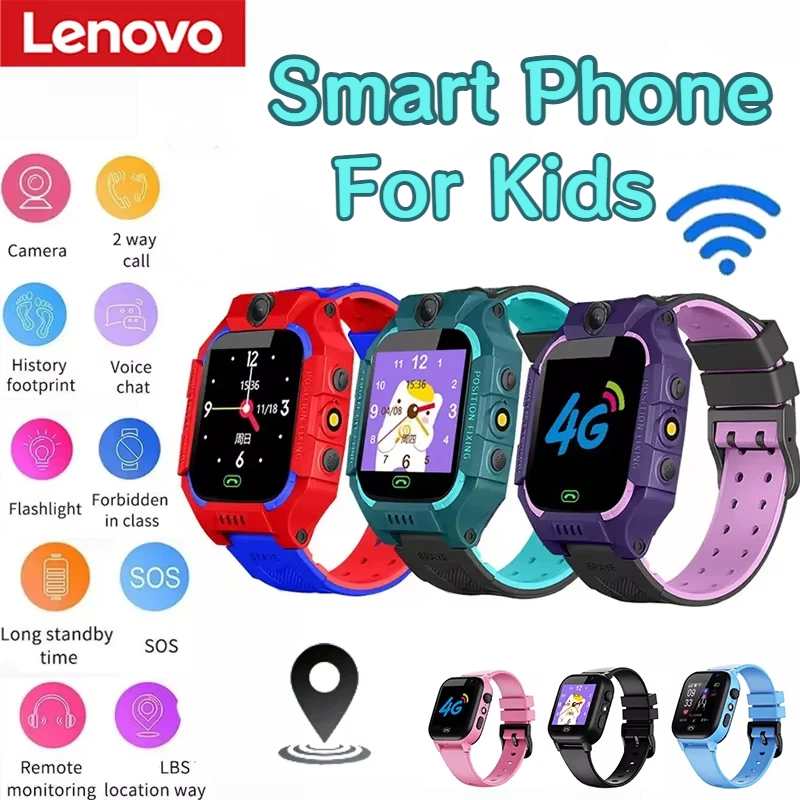 Smartwatch Watches For 12 Year Old Boy - Lenovo Kids Smart Watch Waterproof SOS
