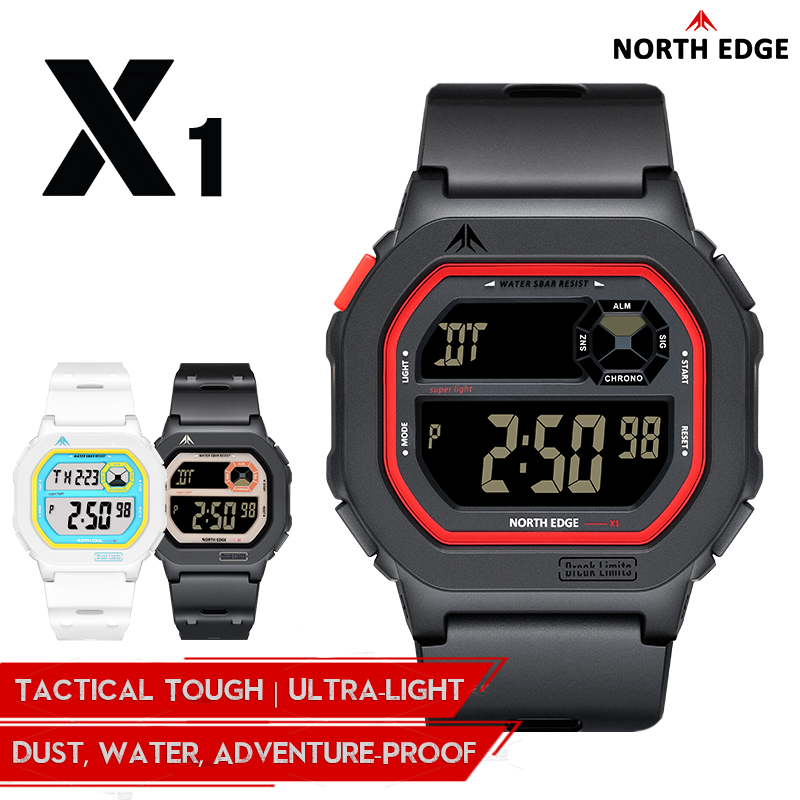 Tide Watch Surf - NORTH EDGE X1 Square Screen Digital
