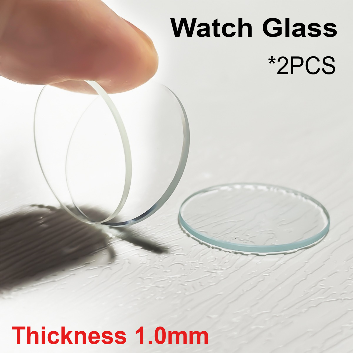 Watch Crystal Replacement - 2 Pieces 15 - 45mm Flat
