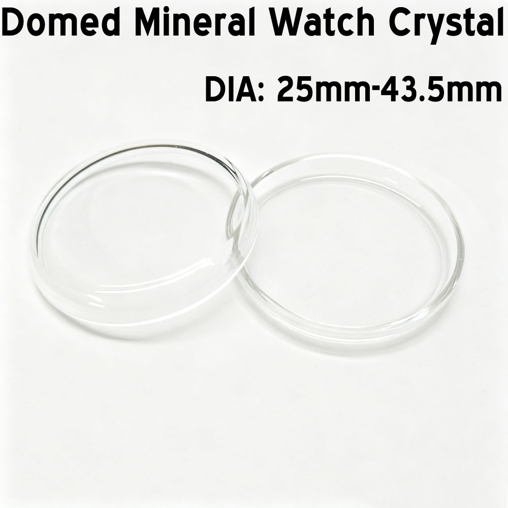 Watch Crystal Replacement - Lid Shaped High Domed Mineral Watch