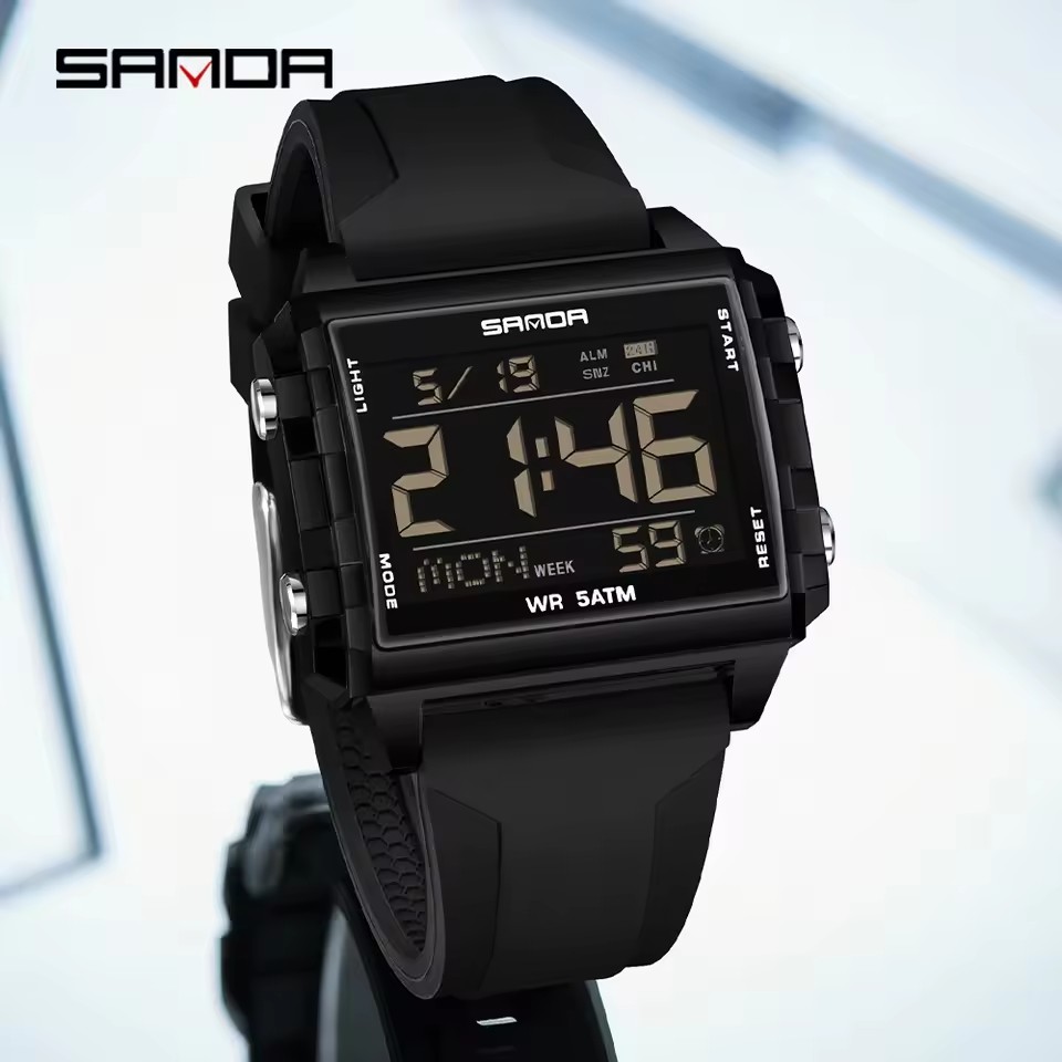 Tide Watch Surf - SANDA 6275 Luminous Calendar Sport Men