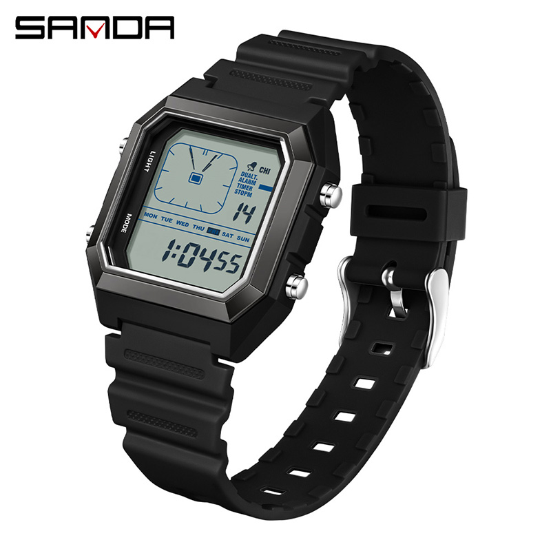 Tide Watch Surf - SANDA 6307 New Men's Digital Multifunctional