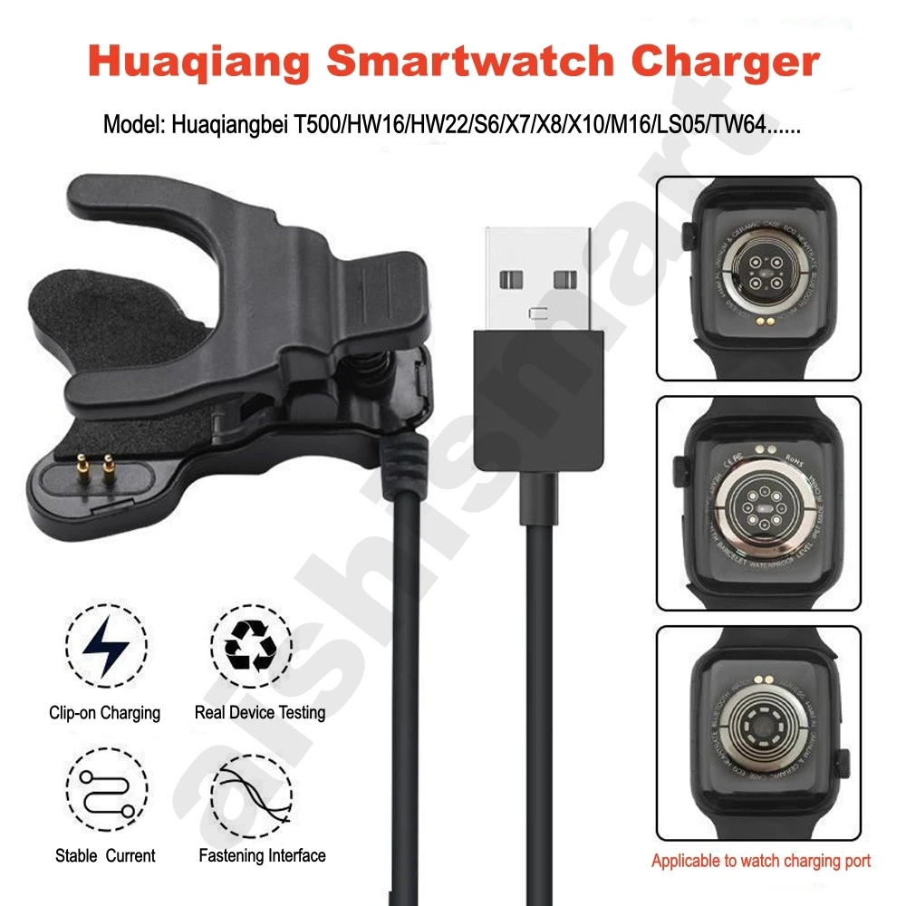 Clip Charger 2pin 3pin 3mm 4mm - Watch X7 评论和价格