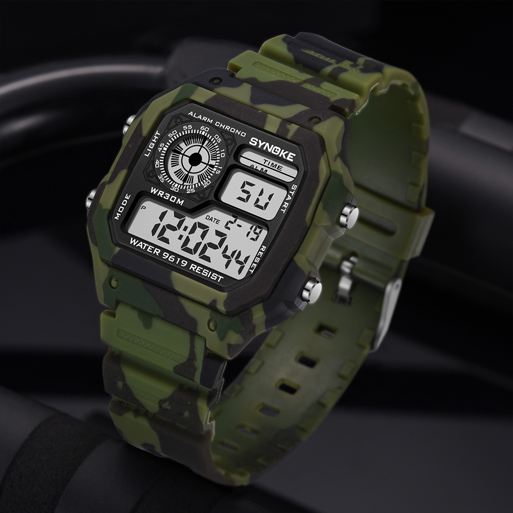 SYNOKE Outdoor Military Digita - Tide Watch Surf 评论和价格