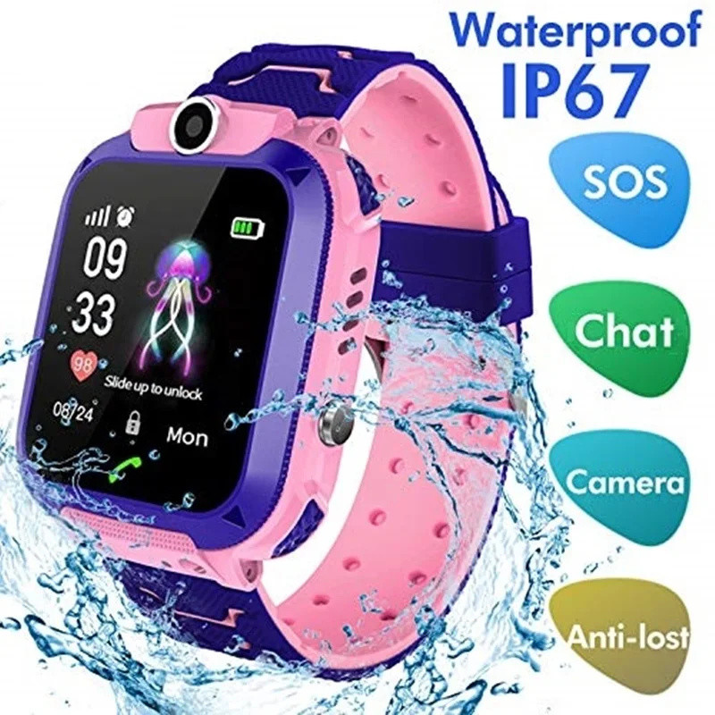 2G Kids Smart Watch SOS Call L - Smartwatch Watches For Kid Boy Waterproof 评论和价格
