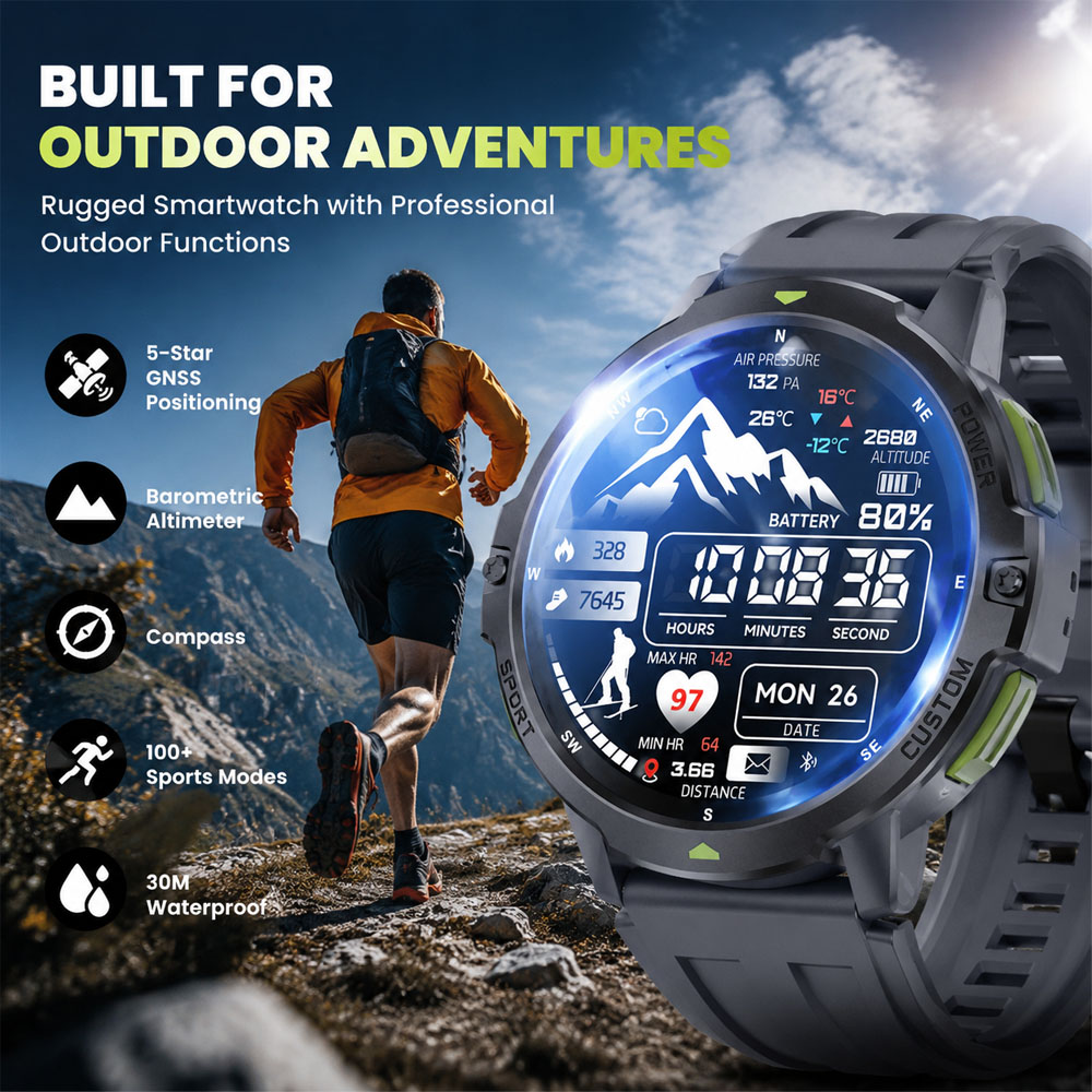 2026 NEW Military GPS Smartwat - Smartwatch Timex Watches For Women 评论和价格