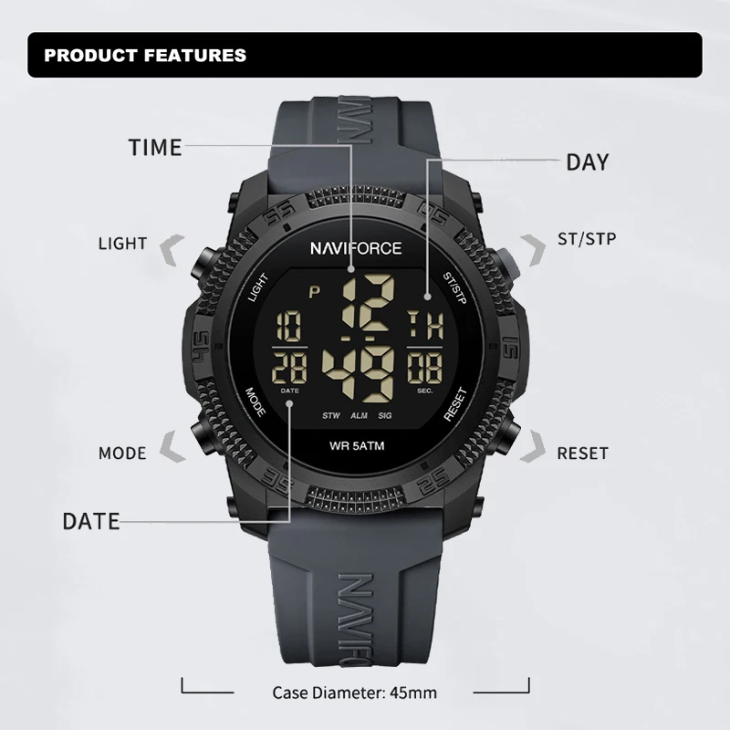 New Style NAVIFORCE Fashion Wa - Tide Watch Surf 评论和价格