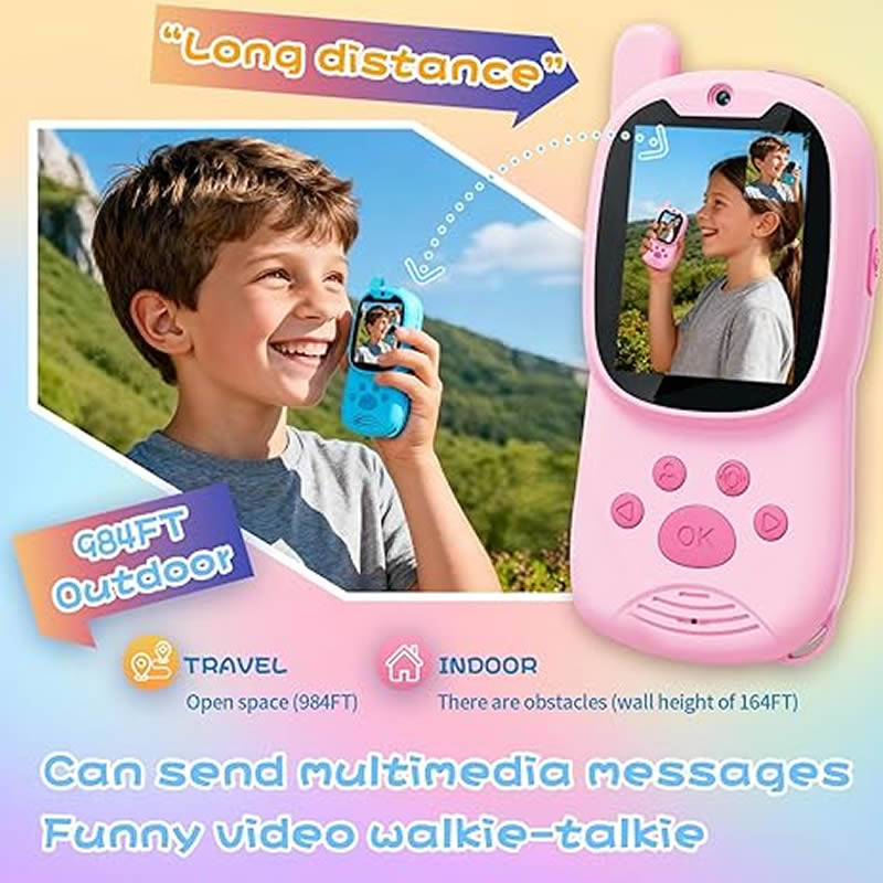 Walkie Talkies Cute 2Pack Rech - Smartwatch Watches For Kid Boy Waterproof 评论和价格