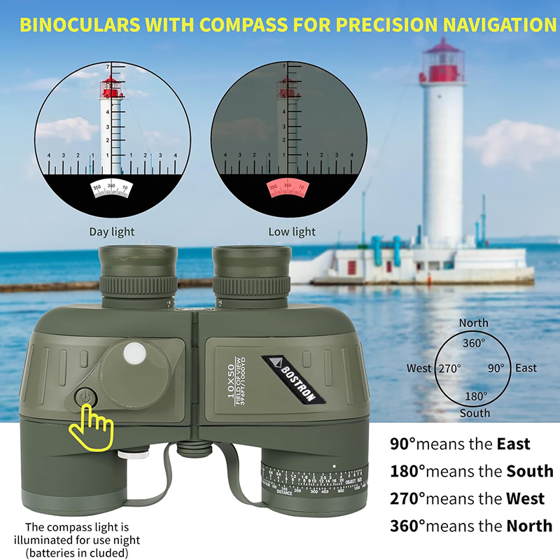 Binoculars 10x50 Marine Milita - Tide Watch Surf 评论和价格