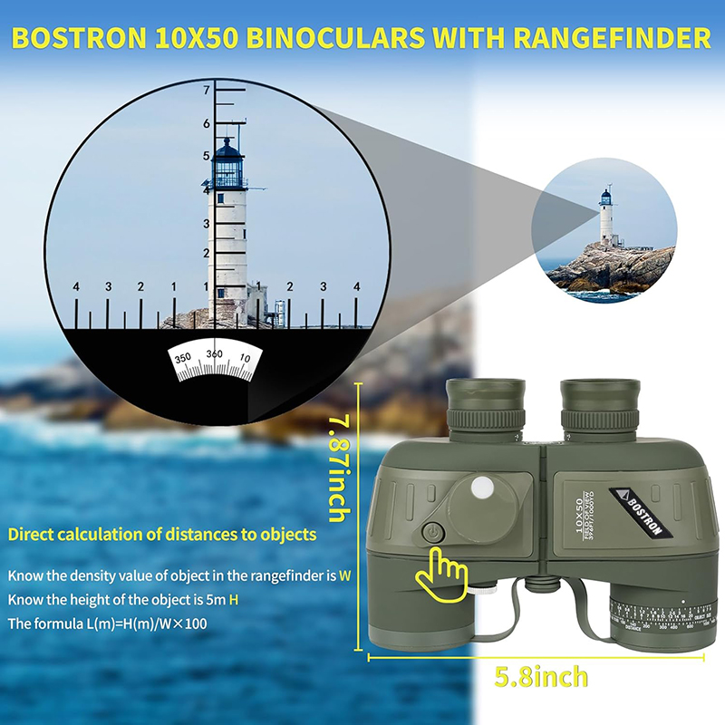 Binoculars 10x50 Marine Milita - Tide Watch Surf 评论和价格