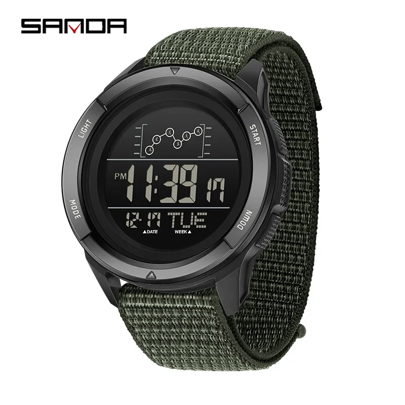 SANDA 2198 Men's LED Digital S - Tide Watch Surf 评论和价格