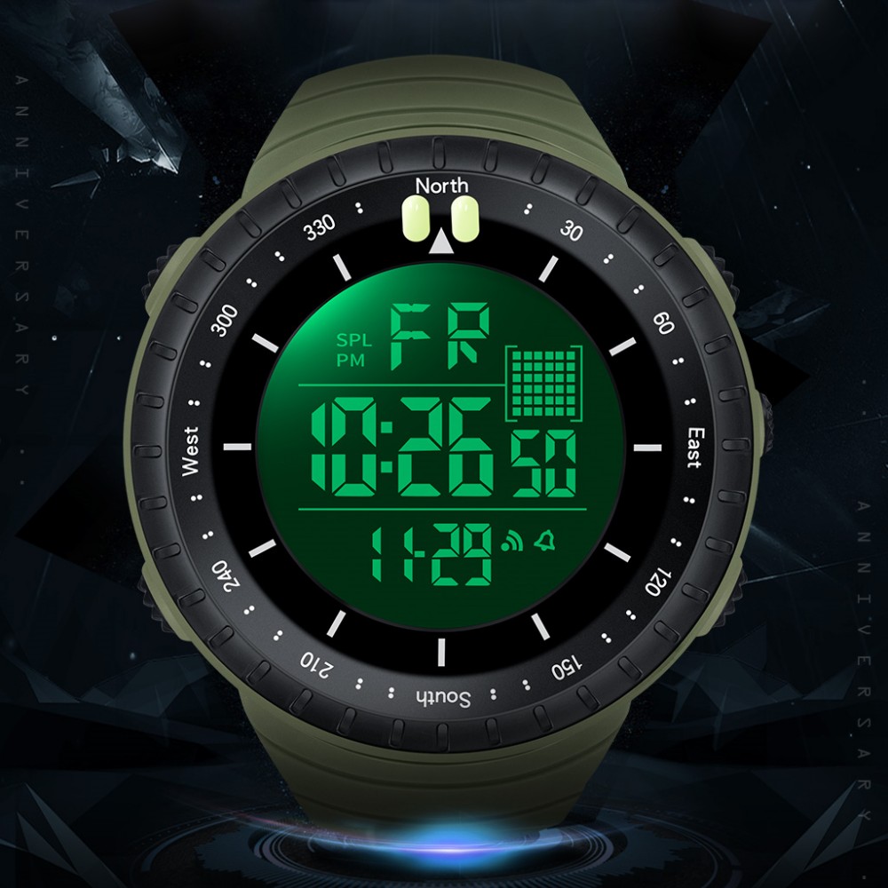SYNOKE Outdoor Military Digita - Tide Watch Surf 评论和价格