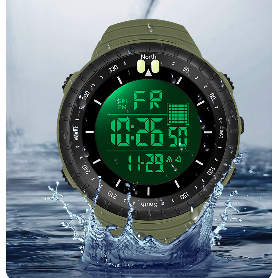 SYNOKE Outdoor Military Digita - Tide Watch Surf 评论和价格