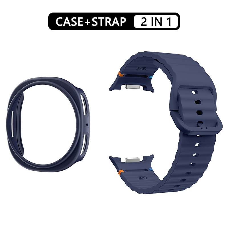 Hollow case+Official Silicone  - Smartwatch Samsung Watches For Men 评论和价格