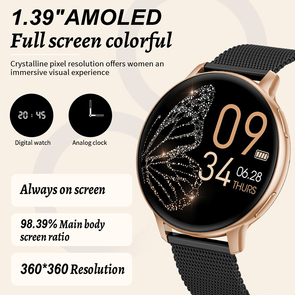 LIGE Fashion Smart Watch Women - Smartwatch Ladies Watches For Women 评论和价格
