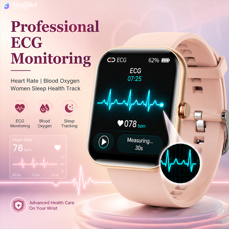 Women Smart Watch BT Call Hear - Smartwatch Ladies Watches For Women 评论和价格
