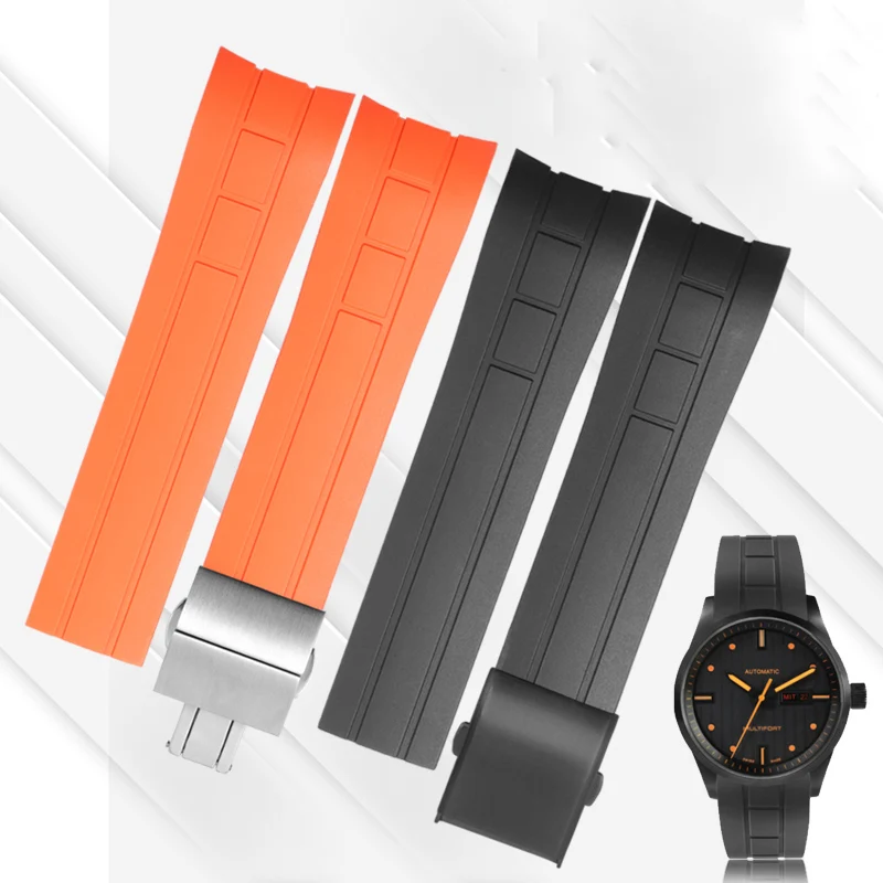 22mm 23mm Rubber Strap Diving  - Tide Watch Surf 评论和价格
