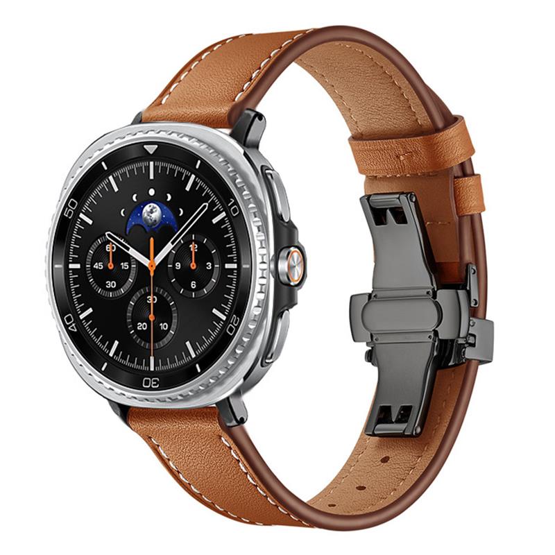 Genuine Leather Band For Samsu - Smartwatch Samsung Watches For Men 评论和价格