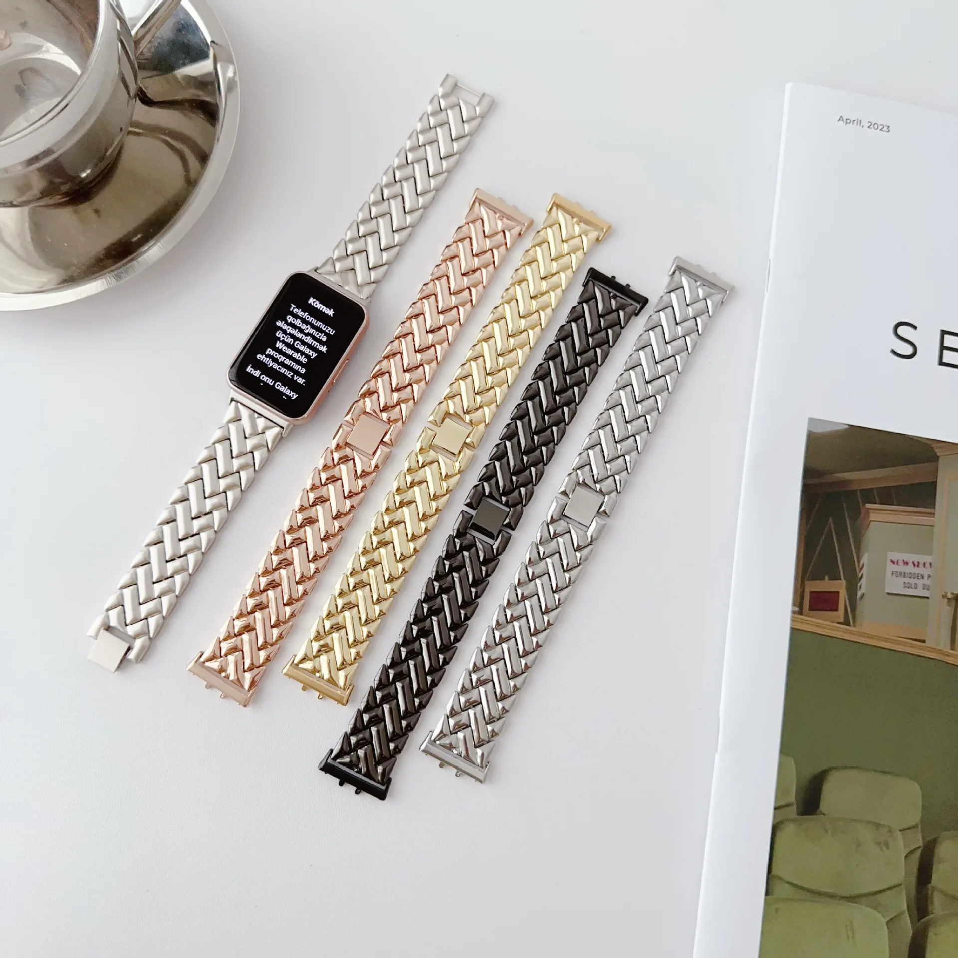 New Wristband Metal Strap for  - Smartwatch Samsung Watches For Men 评论和价格