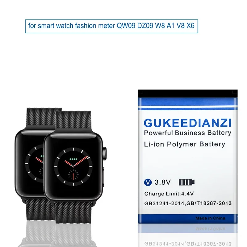 630mAh LQ-S1 Watch Battery For - Watch V8 评论和价格