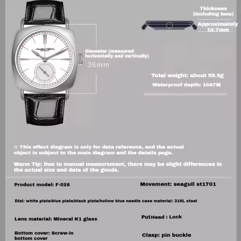 Hruodland 2025 Men's Mechanica - Tide Watch Surf 评论和价格