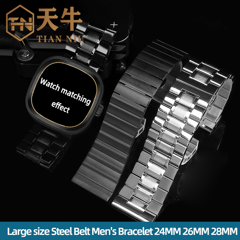 24/26/28MM 32MM Solid Stainles - Diesel Watches Smartwatch 评论和价格