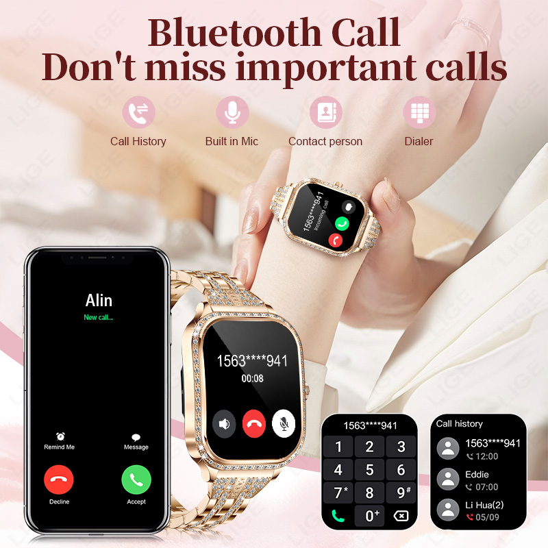 LIGE Smart Watch Women Waterpr - Smartwatch Ladies Watches For Women 评论和价格