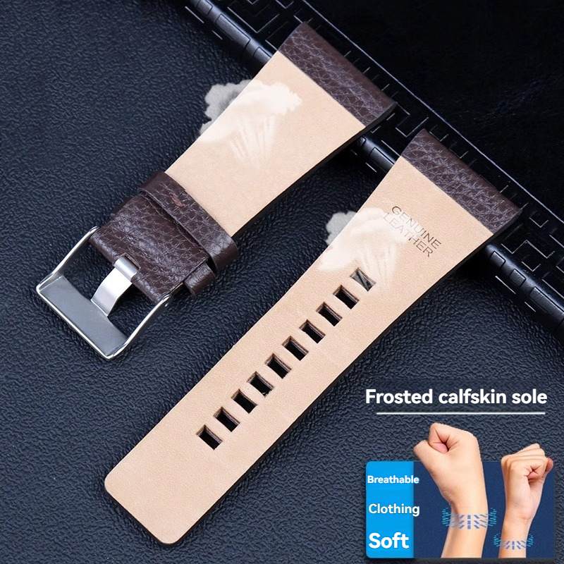 Lychee Patterned Cowhide Watch - Diesel Watches Smartwatch 评论和价格