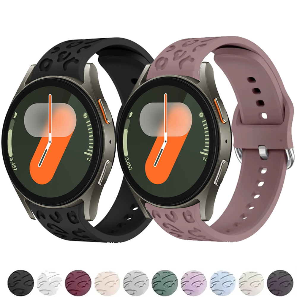 Leopard Engraved No Gaps Band  - Smartwatch Samsung Watches For Men 评论和价格