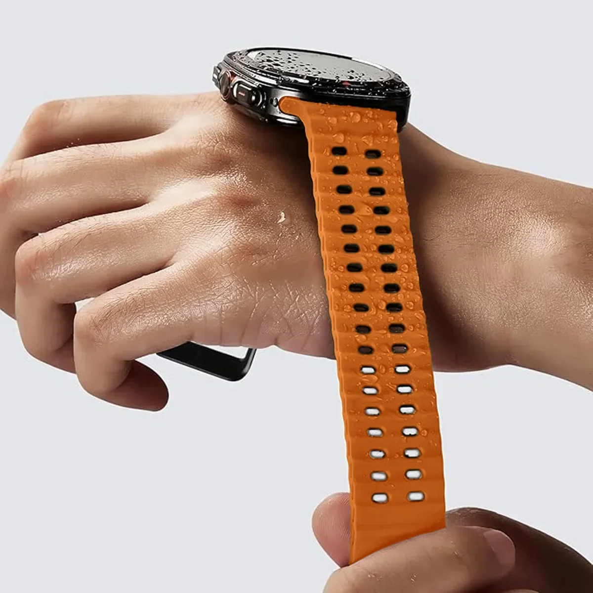 Two-Tone Silicone Band For Sam - Tide Watch Surf 评论和价格