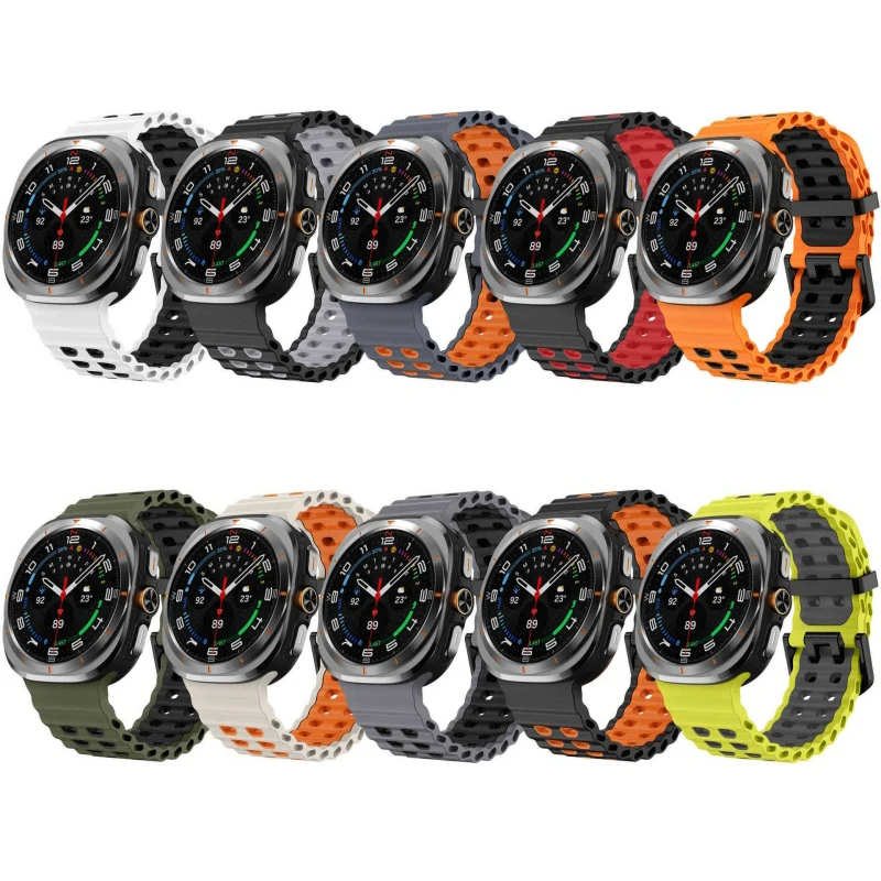 Two-Tone Silicone Band For Sam - Tide Watch Surf 评论和价格