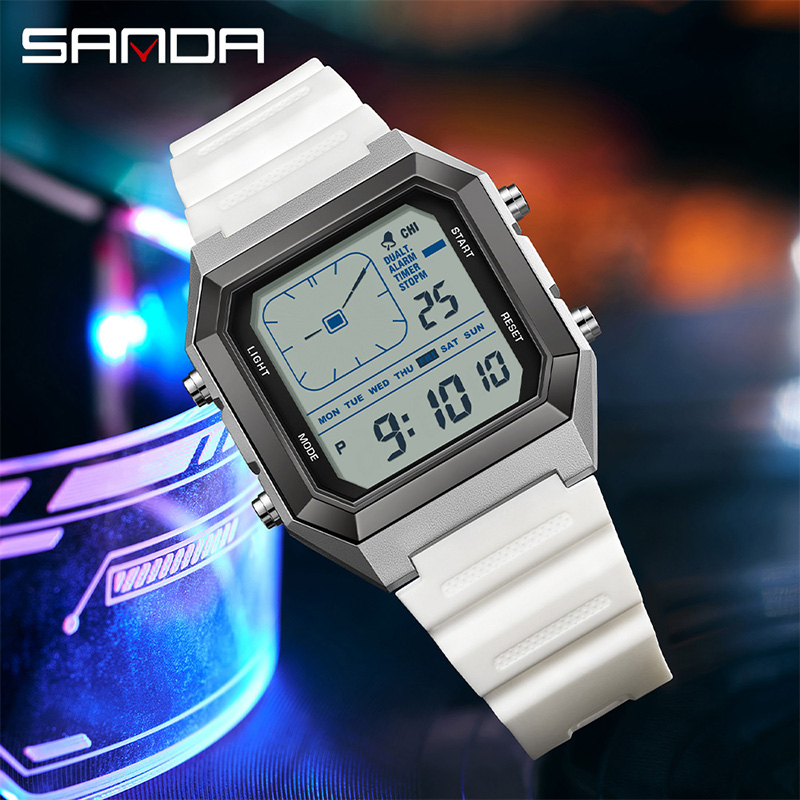 SANDA 6307 New Men's Digital M - Tide Watch Surf 评论和价格